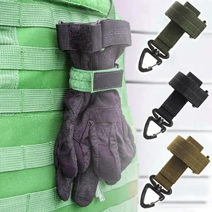 Gants en Nylon multi-usages, gants de travail à crochet, Clip de sécurité, corde d'escalade tactique