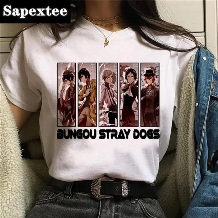 Bungou chiens errants t-shirt vêtements femme couple