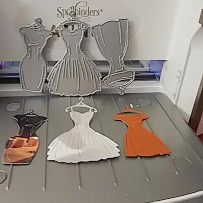 Ensemble de découpe en métal découpé à la main pour dames