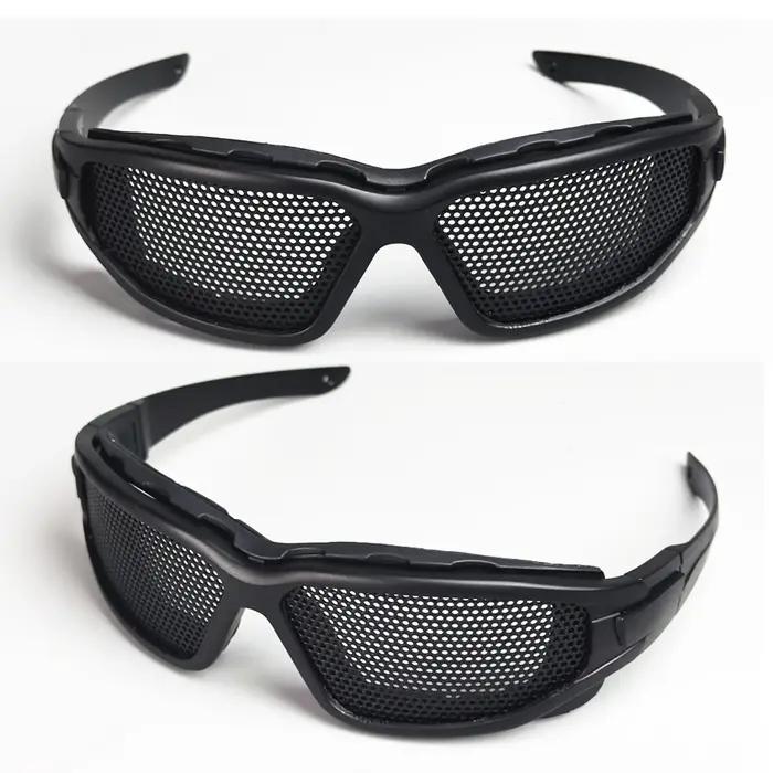 Lunettes tactiques en acier robustes pour chasse paintball tir sportif protection oculaire homme femme occasions extérieures