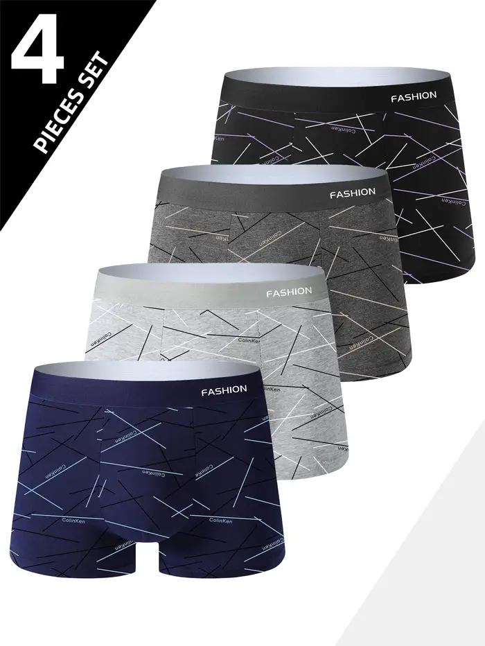 Sous-vêtements pour hommes 4 pièces