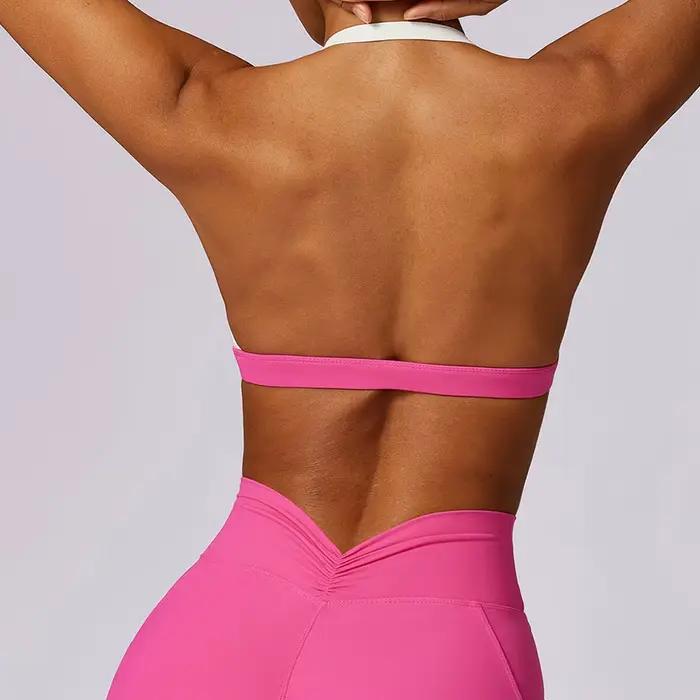 Soutien-gorge de sport anti-transpiration pour femmes, sous-vêtements de gymnastique, respirant, sex