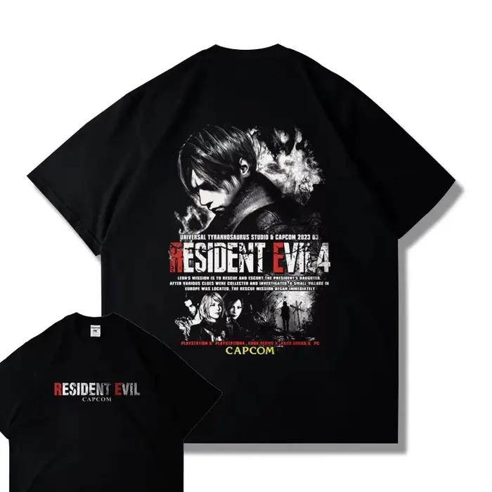 CAPCOM-T-Shirt à Manches Courtes pour Homme et Femme, Vêtement Imprimé Saint Valentin, Harajuku, Y2k