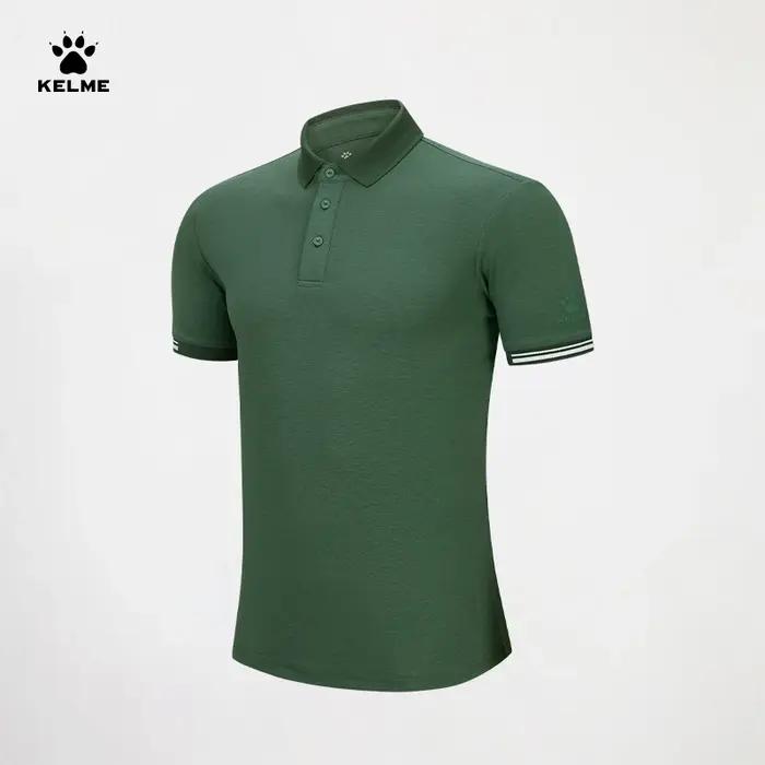 Kelme – Polo confortable pour hommes, T-shirt à revers, pour Sports de plein air, respirant, manches