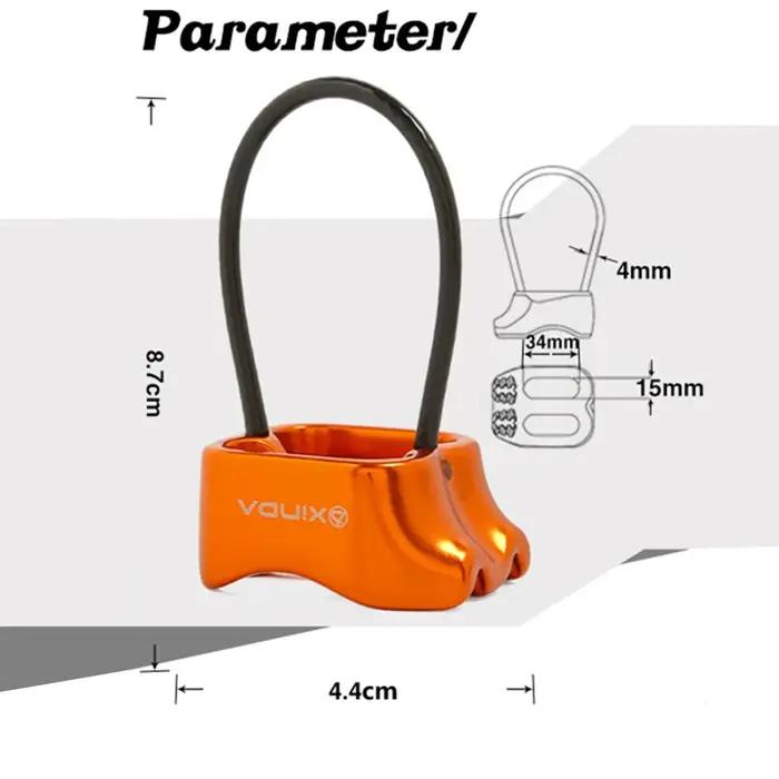 Rappel ATC dispositif d'assurage descendeur Camping en plein air randonnée équipement d'escalade voyage facile à transporter pièces portables