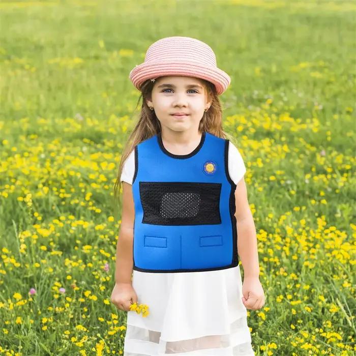 Gilet lesté pour enfants, gilet sensoriel à poids réglable, aide à l'autisme pour enfants garçons et