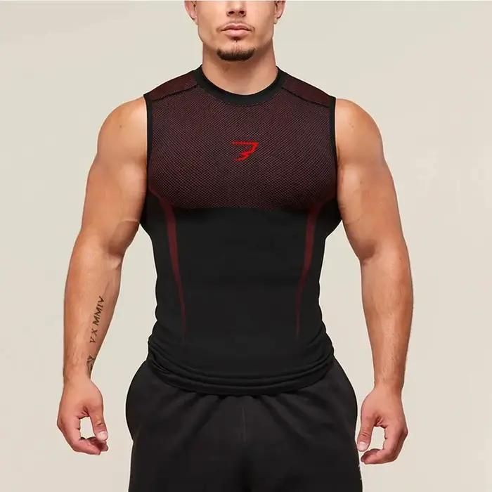 Débardeur homme fitness léger élastique sans manches séchage rapide respirant pour entraînement extérieur course exercice polyesters multiples couleurs tailles ajustement parfait occasions sportives