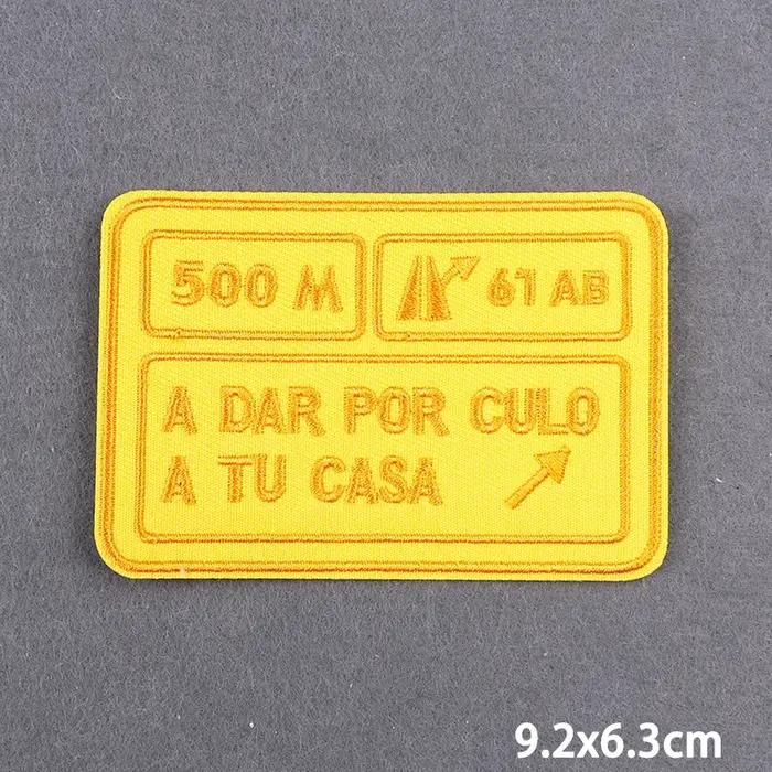 Fer sur patchs pour vêtements 500M A DAR POR CULO A TU CASA