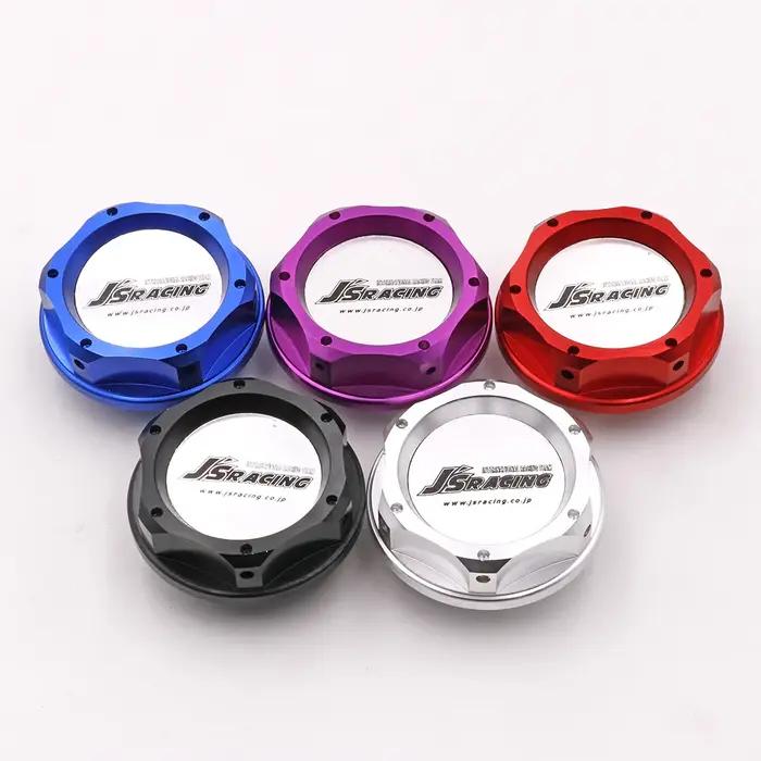 JS Racing – couvercle de réservoir d'huile moteur CNC en aluminium, pour Honda Acura filetage 32mm