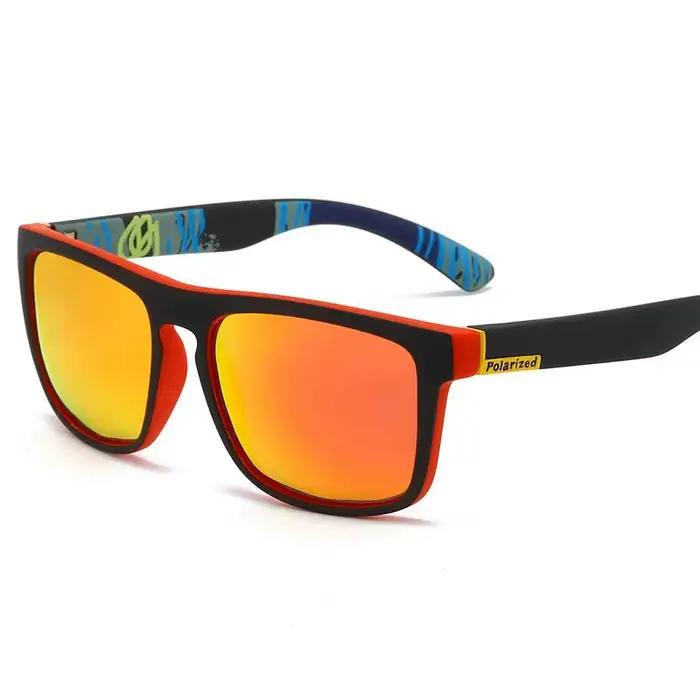 Lunettes de soleil classiques homme femme conduite pêche voyage sport cyclisme monture carrée