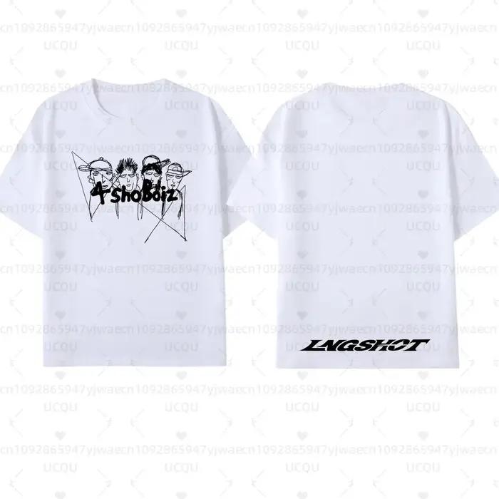 T-shirt LNGSHOT Kpop Fashion Jay Park pour hommes et femmes