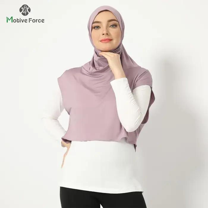 Hijab femme musulman ramadan abaya femme islam foulard musulmane pour femme bonnet soie de medine Ab