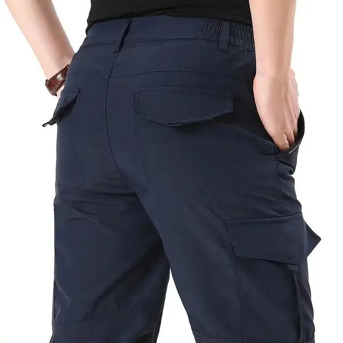 Pantalon cargo tactique été militaire léger imperméable - Randonnée camping respirant séchage rapide homme