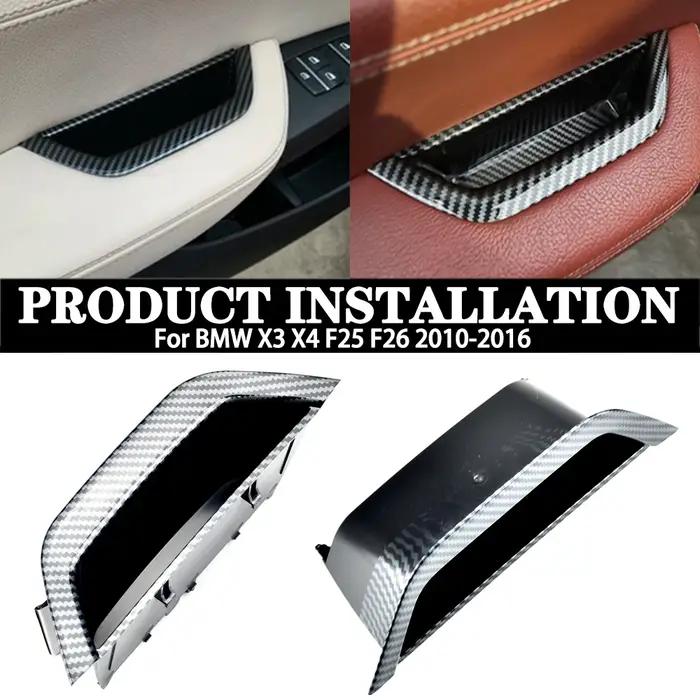 Garniture de nervure de poignée de porte intérieure de voiture, compatible avec BMW F25, F26 Bery Ta