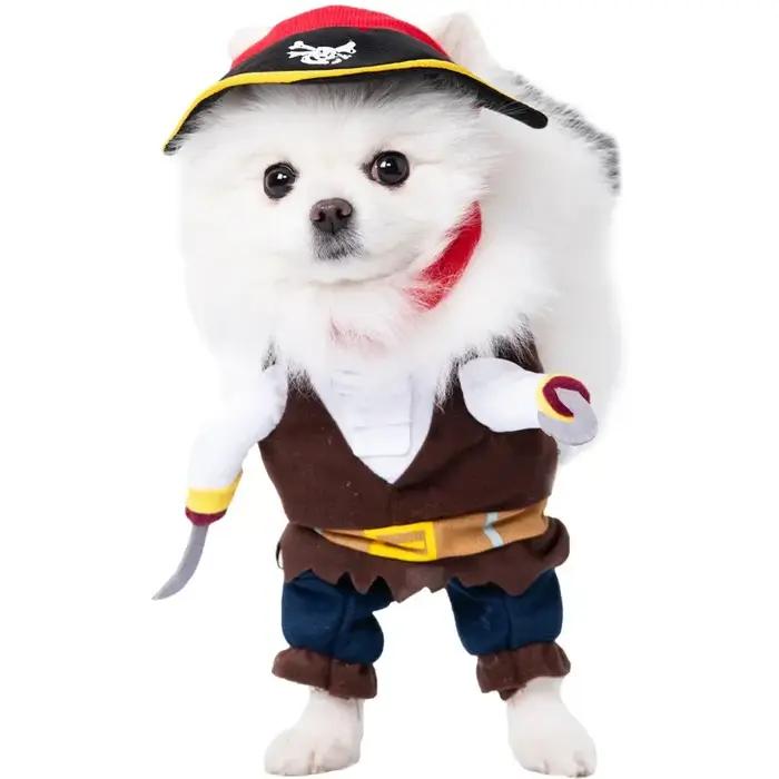 Costumes d'halloween pour chiens, lanterne citrouille drôle, tenue de Transformation, chien d'hallow