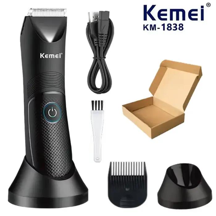Kemei KM-1838 zone d'aine tondeuse à cheveux