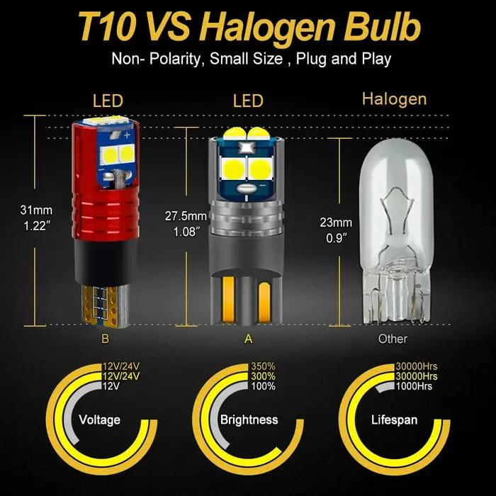 2 ampoules LED Canbus pour Ford Explorer 2011 2012 2013 2014 2015, feux de stationnement, clignotant
