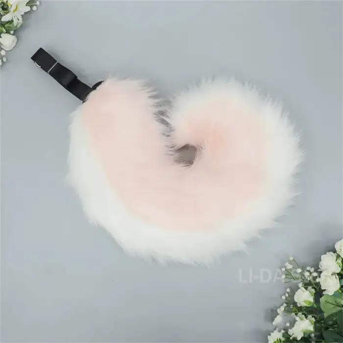 Queue de chien de berger 5 couleurs, Animal en fourrure mignon, queue de Shiba, ornement de taille,