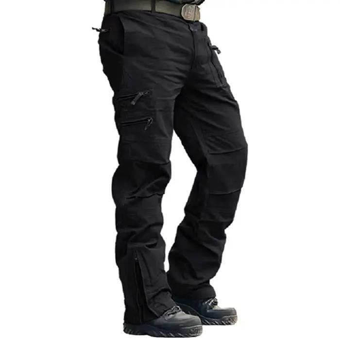 Pantalon combat chasse camouflage droit zip cargo résistant montagne outdoor homme