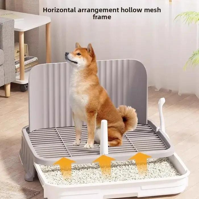 Toilettes d'entraînement spécifiques aux animaux de compagnie bac à litière pour chiens conception anti-éclaboussures pour une utilisation facile et hygiénique occassions spéciales pour animaux de compagnie