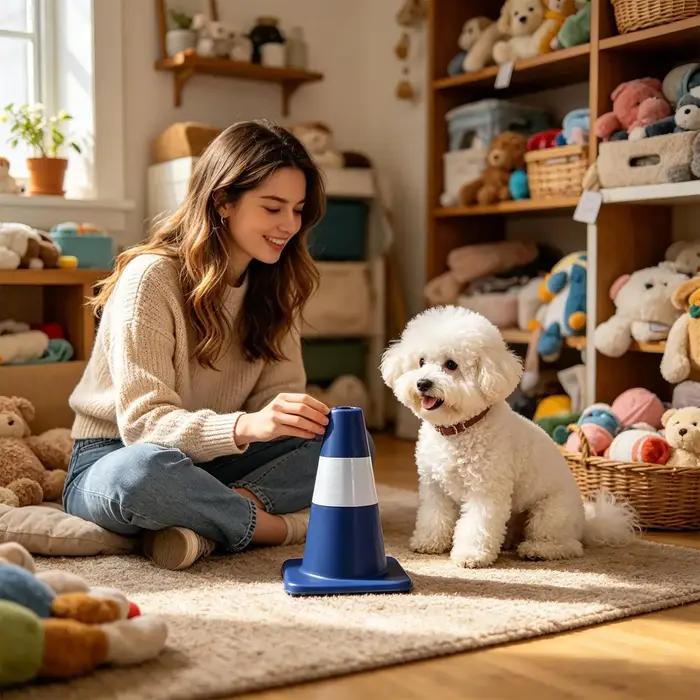 Colonne d'entraînement à la propreté pour chien d'intérieur