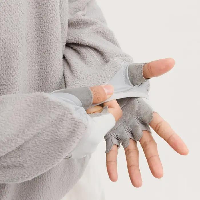 Chemise unisexe légère à capuche en velours nuage à séchage rapide pour les sports de plein air
