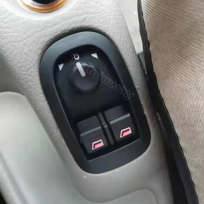 Bouton de commande de miroir de lève-vitre électrique de commutateur de porte arrière pour Peugeot 2