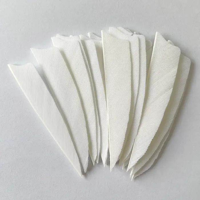 100 pièces hi-q 3 pouces dinde flèche plumes bouclier coupe chasse tir à l'arc Fletching pour arc Fl