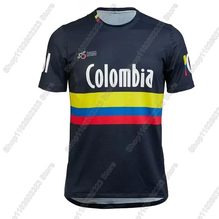 2025 Colombie équipe t-shirt unisexe BMX maillot de cyclisme fédération