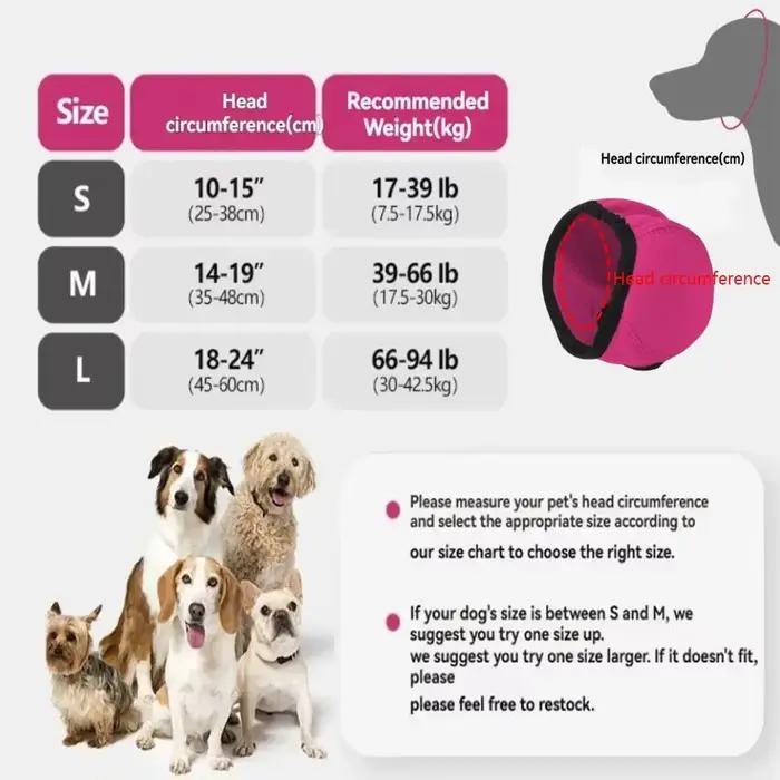 Couvre-oreilles pour chien réduction du bruit protection auditive anti-bruit apaisant étanche réglable pour animaux de compagnie toutes saisons occasions spéciales concerts feux d'artifice orages chiens chiots chiens de compagnie chiens de grande taille chiens de petite taille chiens de taille moyen