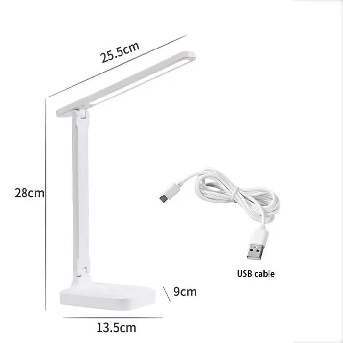 Led Tactile Table Pliante Lampe De Chevet Lecture Protection Des Yeux Nuit Lampe USB De Charge Style