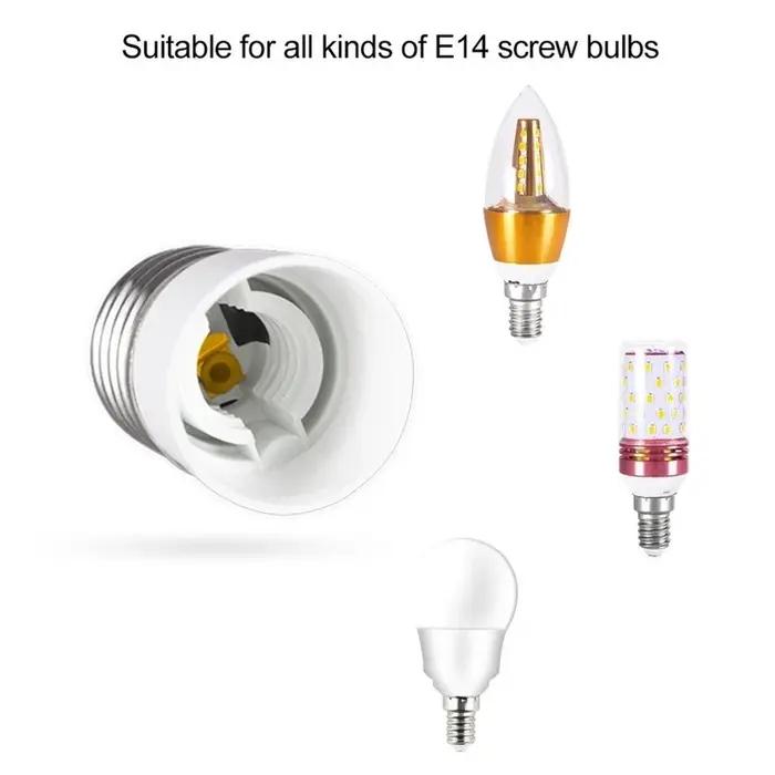MunLii – douille d'ampoule E27 à E14, convertisseur 86 ~ 265V, adaptateur de lumière, Conversion, ig