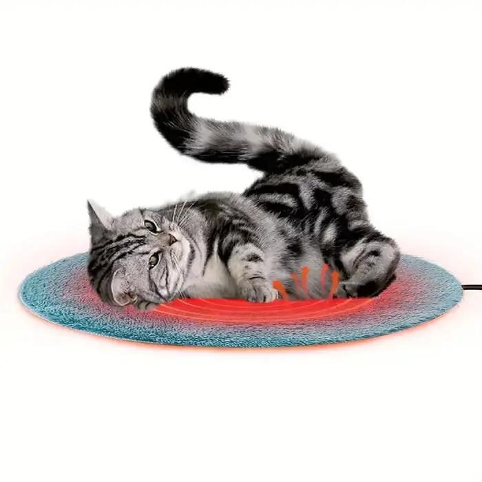 Coussin chauffant électrique pour animaux de compagnie