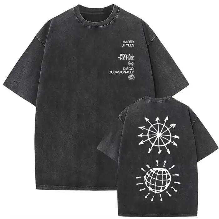 T-shirt vintage délavé Harry Styles « Together » Tour 2026 pour hommes et femmes, mode pop musicale,