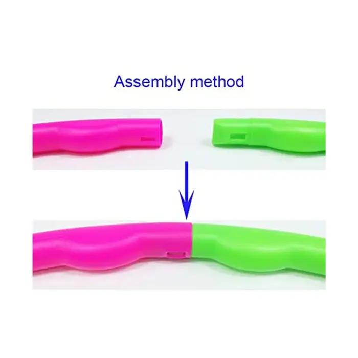 Cerceau de couleur amovible pour enfants, équipement de Sport, exercice Portable, entraînement physi