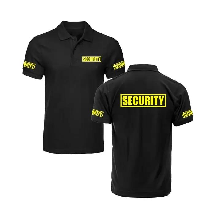 Polo de Sécurité Classique pour Homme – Uniforme de Garde et de Protection – Vêtement de Travail d'Extérieur – Haut de Golf