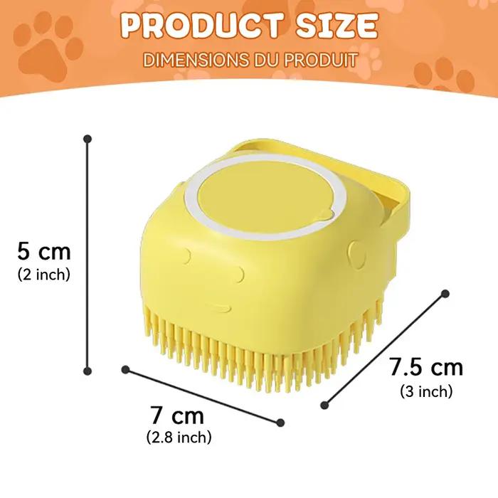Brosse de bain pour chien