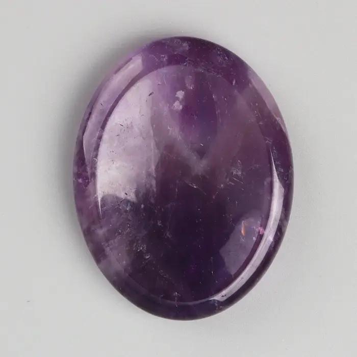 Pierre de souci améthyste Quartz Rose sculptée à la main