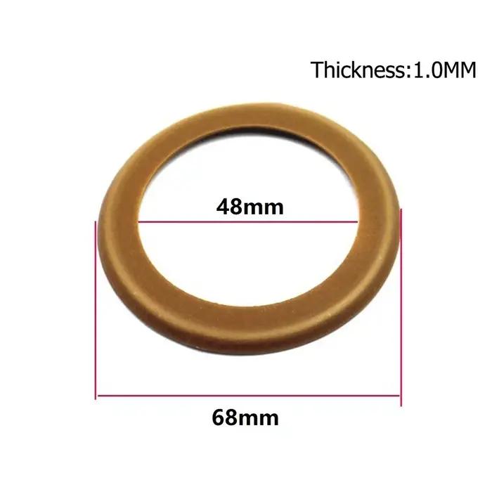 10pc compresseur d'air Piston anneau pompe Piston anneaux en caoutchouc isolé pour compresseur d'air