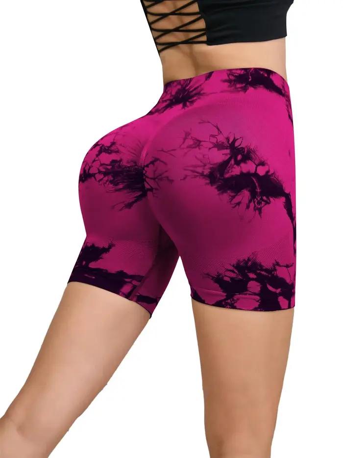 Pantalon de Fitness sans couture teint par nouage pour femmes