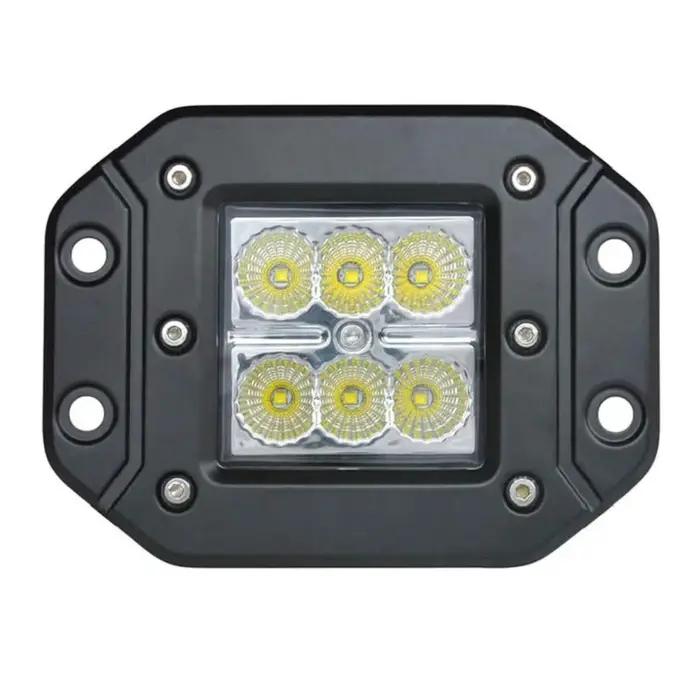 2 pièces 18W encastré lumière LED dosettes amélioré Spot inondation Combo faisceau LED lampe de trav