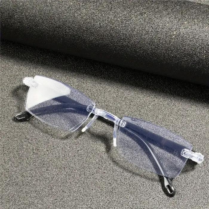 17 pièces Anti-lumière bleue lunettes de lecture sans cadre lunettes à la mode lunettes de lecture s