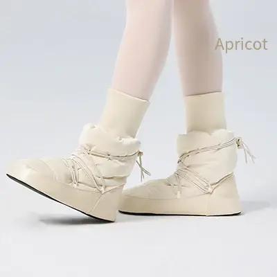 Bottes de ballet chaudes pour filles et femmes