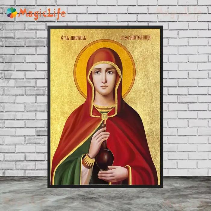 Affiches sur toile de la religion nonne Saint Agnes Saint Catherine