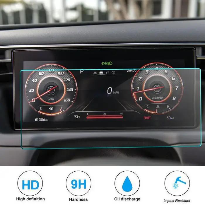 Protecteur d'écran, Film de protection en verre trempé pour Tucson NX4 2021