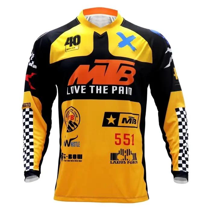 Maillot de cyclisme PRO TEAM Moto pour hommes