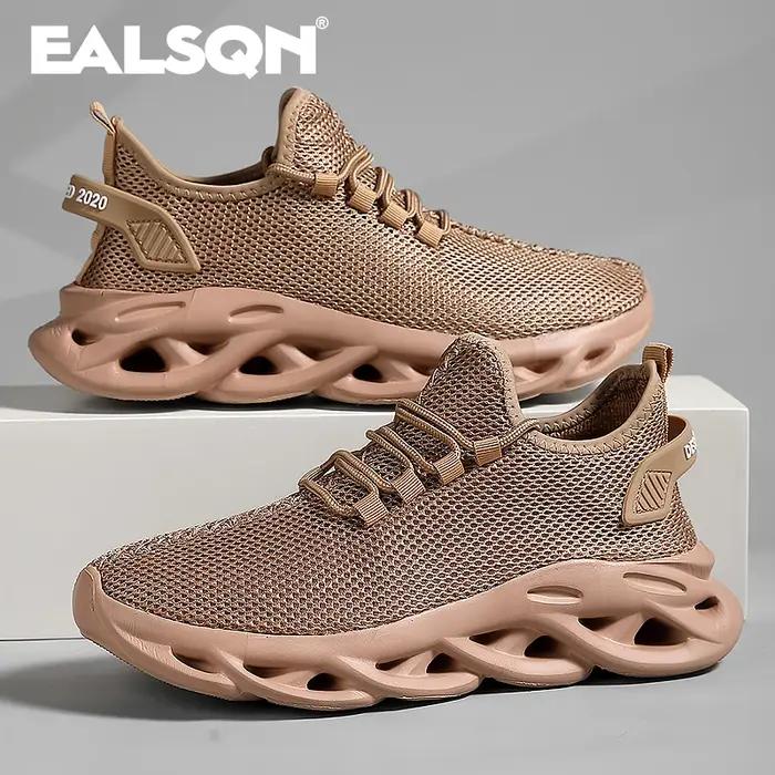 Hommes sport course noir Jogging chaussures espadrilles décontractées marron extérieur respirant mai