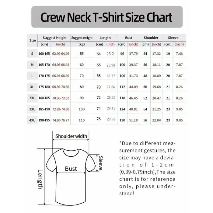 T-shirt pour homme en pur coton