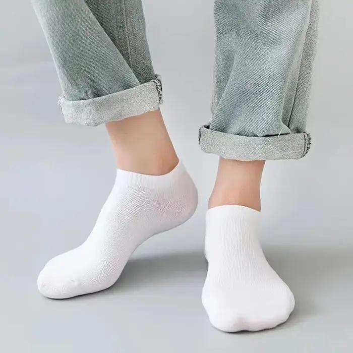 Lot chaussettes bateau homme chasse - Absorption transpiration couleur unie pour sport et affaires