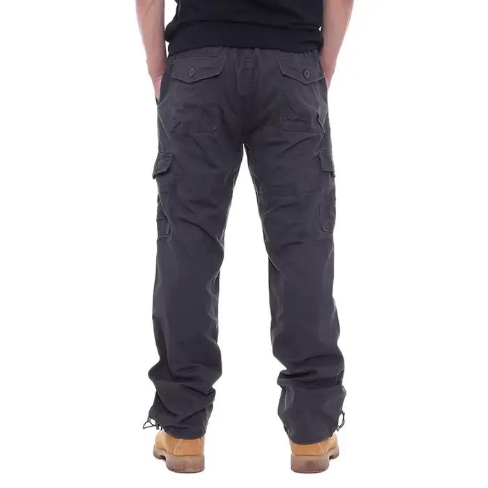 Pantalon cargo 100% coton élastique multi-poches chasse randonnée montagne homme 2025